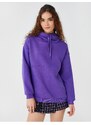 Koton Oversize Hooded Basic Sweatshirt Fleece Inner