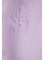 Trendyol Lilac Super Mini Skirt with Woven Shiny Fabric