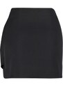 Trendyol Black Mini Weave Shirred Shirred Skirt