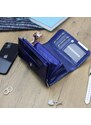 Dámská kožená peněženka Gregorio GF-110 modrá