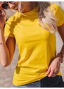 EDOTI Dámské základní tričko 001SLR - žluté