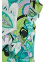 Trendyol Floral Patterned Mini Weave Tie Skirt