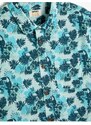 Koton Floral Patterned Short Sleeve Cotton Shirt