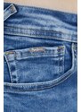 Džínové šortky Pepe Jeans dámské, hladké, medium waist