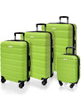 AVANCEA Sada cestovních kufrů AVANCEA DE2708 Bright green XSML