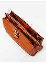 Oranžová dámská kožená crossbody kabelka Michael Kors Ruby - Dámské