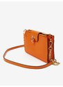 Oranžová dámská kožená crossbody kabelka Michael Kors Ruby - Dámské