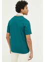 Bavlněné tričko Dickies zelená barva, s potiskem