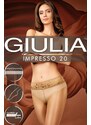 Giulia Tělové punčochy se silikonovým proužkem v pase Impresso 20 DEN