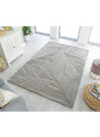 Flair Rugs koberce Kusový koberec Solace Lino Leaf Grey - 120x170 cm