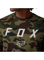 Pánské triko Fox Vzns Ls Tech Tee Camo - Green Camo