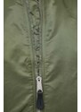 Oboustranná dětská bomber bunda Alpha Industries MA-1 pánská, zelená barva, přechodná, 100101.01