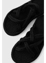 Pantofle Bohonomad Bodrum dámské, černá barva, BOD.0020.WSL