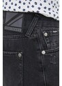 Džínové šortky Pepe Jeans Stanley pánské, černá barva