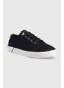 Tenisky Tommy Hilfiger LACE UP VULC SNEAKER dámské, tmavomodrá barva, FW0FW06957