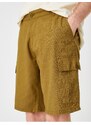 Koton Shorts - Khaki - Normal Waist