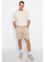 Trendyol Navy Blue-Beige Drawcord Shorts & Bermuda