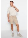 Trendyol Navy Blue-Beige Drawcord Shorts & Bermuda