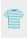 TRIČKO GANT RELAXED STRIPED T-SHIRT modrá 98/104