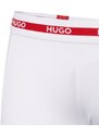 HUGO Red Boxerky krvavě červená / černá / bílá