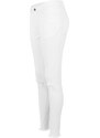 URBAN CLASSICS Ladies Cut Knee Pants - white