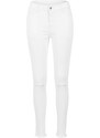 URBAN CLASSICS Ladies Cut Knee Pants - white