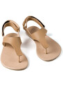 Ahinsa shoes Pánské barefoot sandály Simple béžové