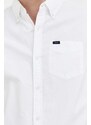 Košile Superdry bílá barva, regular, s límečkem button-down