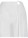 Trendyol White Maxi Knitted Skirt With Accessories