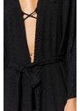 Trendyol Maxi Woven Kimono & Kaftan with Black Belt