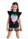 Denokids Berry Cute Girl's T-shirt Shorts Set