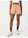 Koton Relaxed-Cut Shorts. The waist is thick, elasticized.