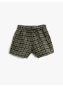 Koton Wool Blended Buttoned Shorts