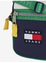 Tommy Hilfiger Zeleno-modrá pánská taška přes rameno Tommy Jeans Heritage - Pánské