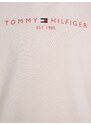 Světle růžová holčičí mikina s kapucí Tommy Hilfiger - Holky