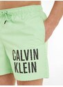 Světle zelené pánské plavky Calvin Klein Underwear Intense Power-Medium Dra - Pánské