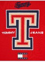 Tommy Hilfiger Červená pánská mikina Tommy Jeans Modern Sport T Crew - Pánské