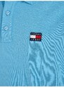 Tommy Hilfiger Světle modré pánské polo tričko Tommy Jeans Badge Polo - Pánské