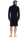 Doctor Nap Man's Dressing Gown SMS.6063 Navy Blue