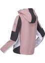Dětská softshellová bunda Regatta ACIDITY VI růžová/šedá