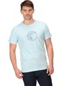 Pánské bavlněné tričko Regatta CLINE VII světle modrá