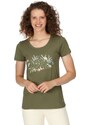 Dámské bavlněné tričko Regatta Filandra VII zelená