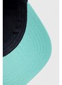 Bavlněná baseballová čepice BOSS BOSS GREEN tmavomodrá barva, s potiskem