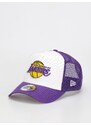New Era Team Colour Block Trucker Los Angeles Lakers (white/purple)bílá