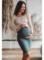 milk & love Těhotenská sukně Tummy Aqua