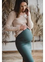 milk & love Těhotenská sukně Tummy Aqua