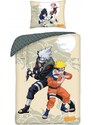 Halantex Bavlněné ložní povlečení Naruto a Kakashi - 100% bavlna - 70 x 90 cm + 140 x 200 cm