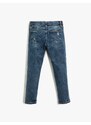 Koton Tie Waist Worn Out Jeans with Skinny Legs - Skinny Jeans