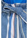 Džínové šortky Pepe Jeans Phoebe Retro dámské, vzorované, high waist