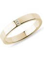 Zlatý snubní prsten s diamanty KLENOTA X0896133L30